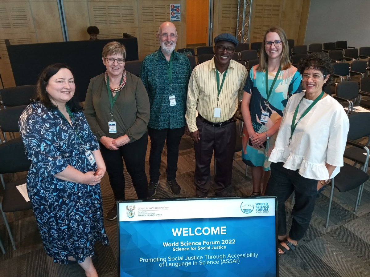 Thank you to all who attended our sesssion on promoting social justice through accessibility of language in science at <a href="/WorldSciForum/">WorldScienceForum</a>. A recording of the session is available here: bit.ly/3BeHDzV #WSF2022 #language #accessibility #science