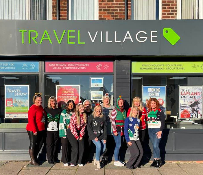 Today is Christmas Jumper Day! 🎄
Check out the fabulous festive fashion happing over at our Blackpool-based store, the Travel Village! 
We are wearing our Christmas jumpers for a very important reason: to raise money for Save The Children. Are you wearing your Christmas jumper?