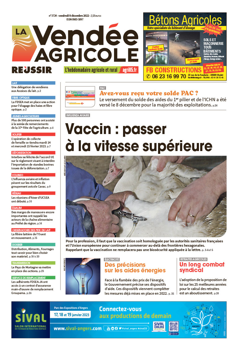 [EditionAbonné] Consultez dès à présent la #VendéeAgricole numérique de la semaine : agri85.fr/V4/votre-vende…