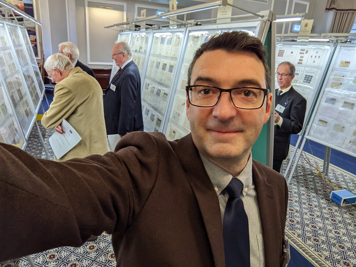 At the <a href="/The_RPSL/">The Royal Philatelic Society London</a> in London soaking up the display put on by the Council members. Amazing material!! #philately