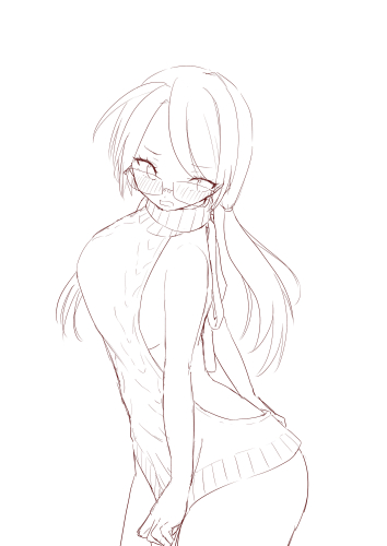 線画だけで1時間経っちゃったらしいですよ奥さん

#式姫お絵かき60分一本勝負 