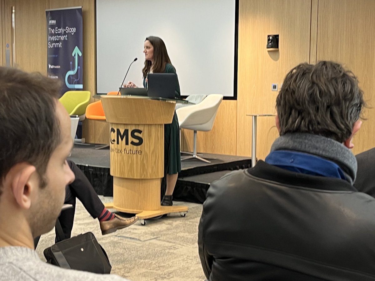 BruceColley1's tweet photo. Susanne Coles from ⁦@KTNUK⁩ discussing Building the future economy to a room of entrepreneurs and investors at ⁦@UKBAngels⁩ #investmentsummit https://t.co/oBqom6Bplu