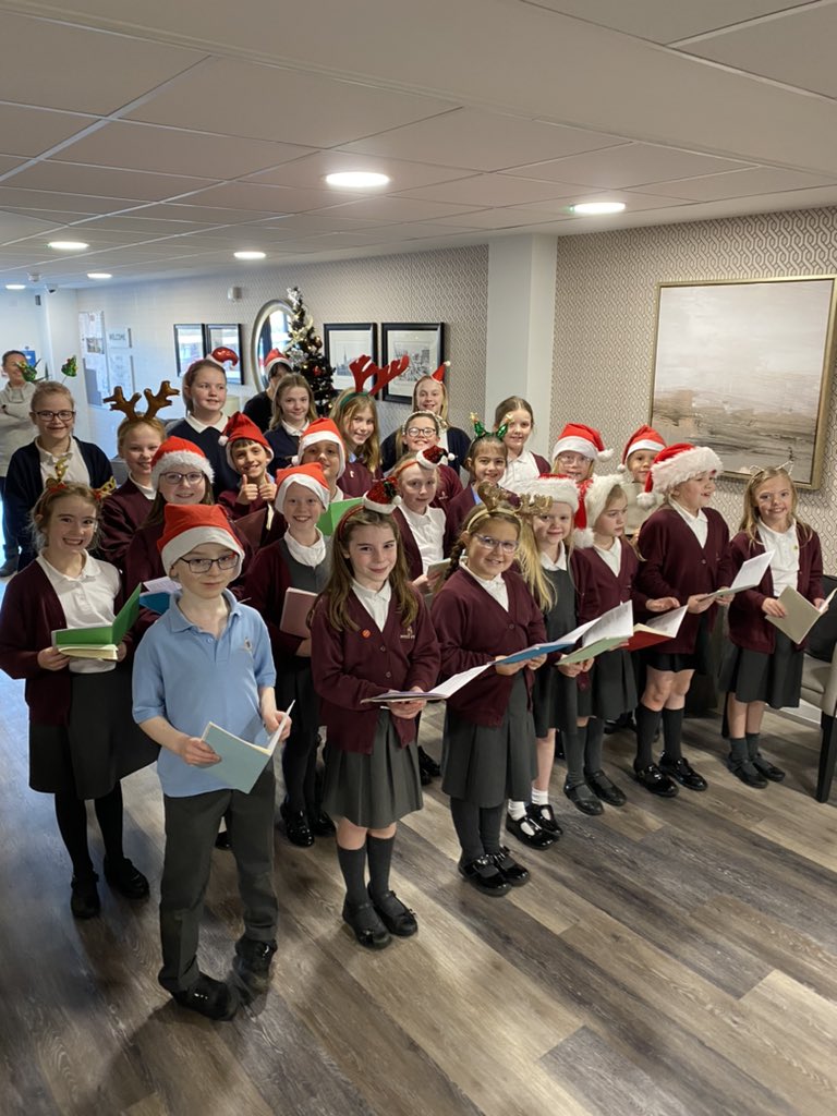WoodFoldPrimary's tweet photo. Wow! What a delightful performance from Wood Fold school choir! Thank you Brideoak Residential home for inviting us! We loved it and merry Christmas! @StandishVoice https://t.co/nJRLrSawmO