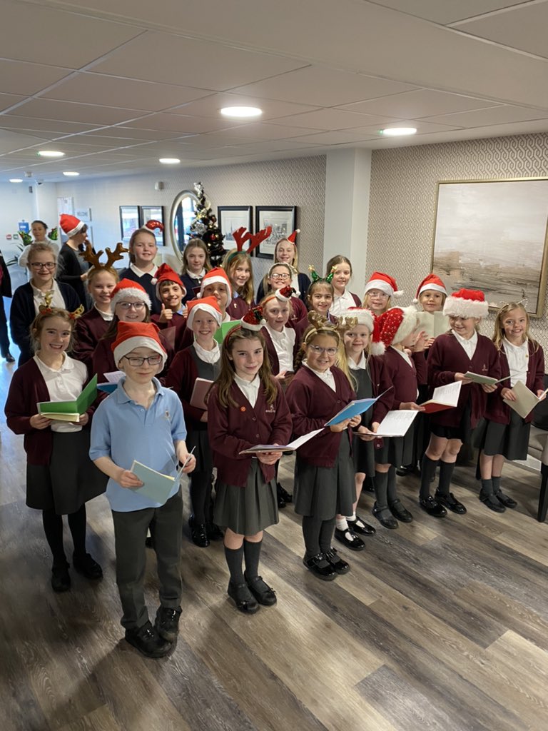 WoodFoldPrimary's tweet photo. Wow! What a delightful performance from Wood Fold school choir! Thank you Brideoak Residential home for inviting us! We loved it and merry Christmas! @StandishVoice https://t.co/nJRLrSawmO