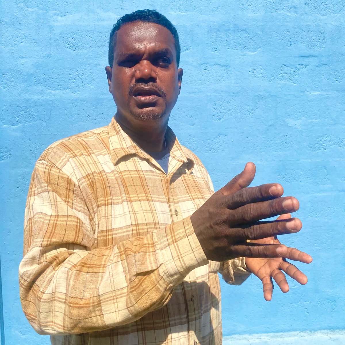 UNICEFJamaica's tweet photo. 🗣️Rudolph Tahedil: "My child’s name is Taliayah Tahedil (aged 11) and she has autism. My daughter, she is a loving child. When I have a rough day at work, she’s the first one who comes to me and hugs me. It just takes the burden off the day."

#DisabilitiesAwarenessWeek https://t.co/KKaZ91HSYo