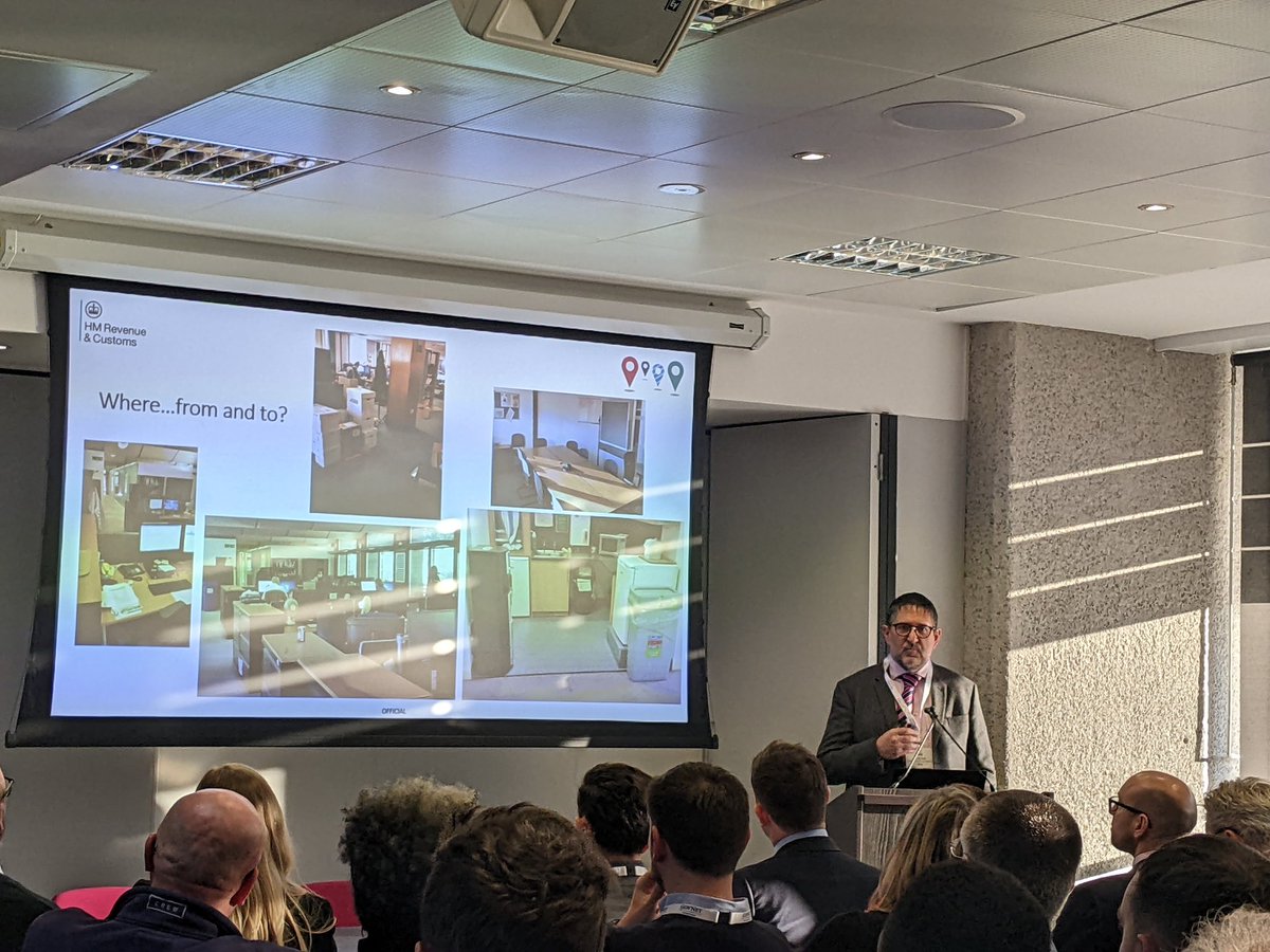 Great insights from Colin Casse from <a href="/HMRCgovuk/">HM Revenue & Customs</a> about how they are creating a great place for everyone to work. #SmartEstates22
