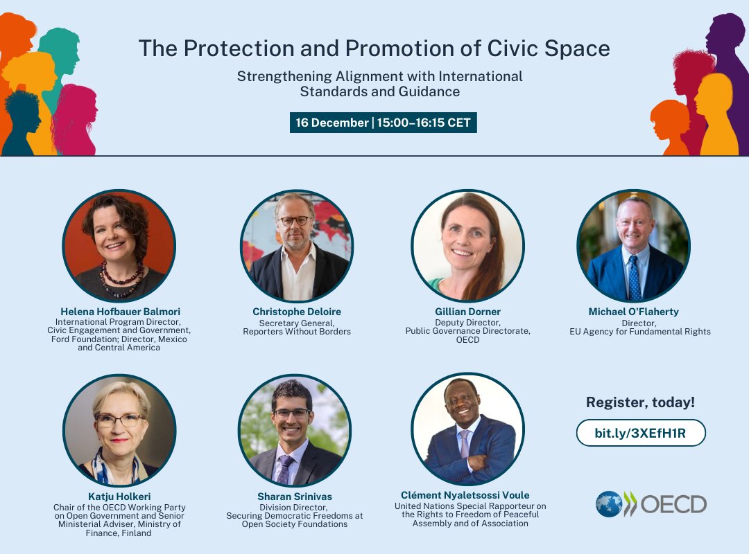 Report launch 📢The Protection and Promotion of Civic Space

🗓️16 DEC 🕒 15:00 CET

Join the launch as we discuss the key findings from the survey on #civicspace & highlight recommendations on how to raise international standards in this area.

Register 👉 bit.ly/3XEfH1R