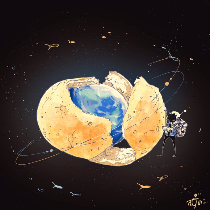 「earth (planet) moon」 illustration images(Latest)｜2pages