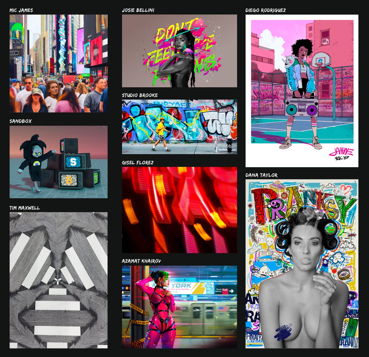 josiebellini's tweet photo. The @nftboxes drop was FIRE 🚒🔥🧯

Check your wallet for these gorgeous pieces by these talented artists: @Mazaratus @dhtenshi @GiselFlorez @StudioBrooke @TheSandboxGame @itsdanataylor @MicJamesGames @maxwellinked https://t.co/lapJ5FdaWF