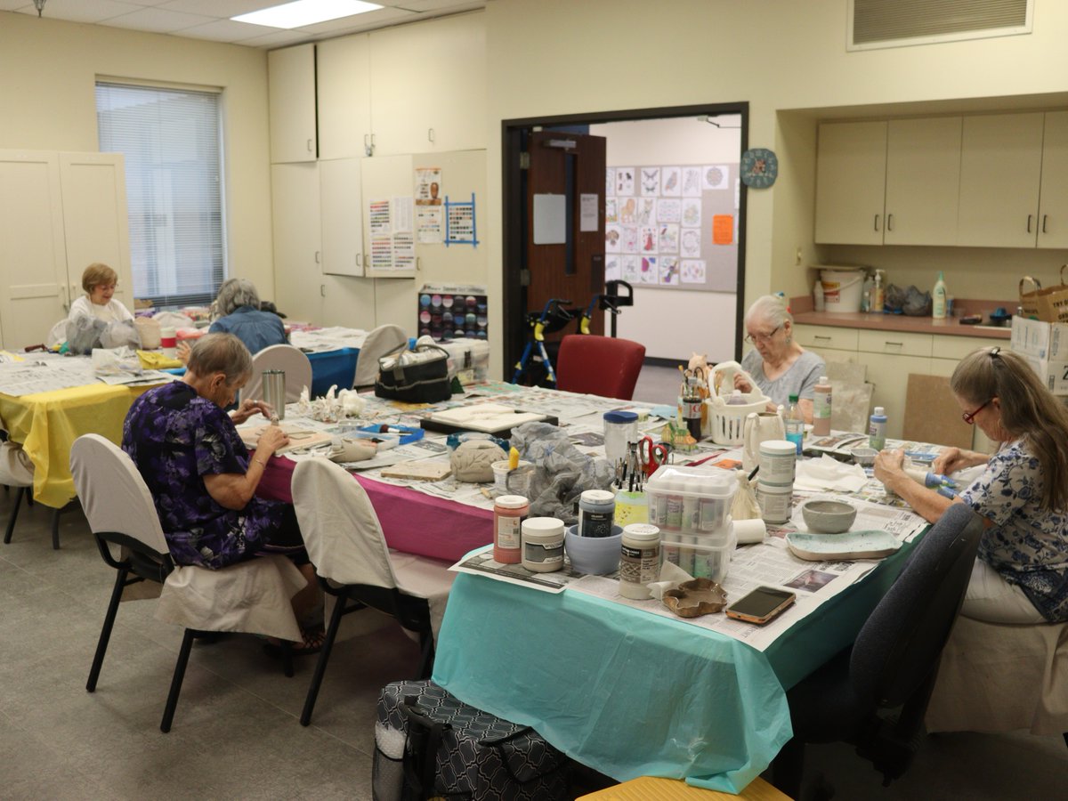 dentonparks's tweet image. Calling all active adults to come paint ceramics at the Denton Senior Center at 10:30 a.m. Open to ages 50+. Show us your art using #TistheseasontoPLAY
For more information visit: bit.ly/3BhOUiz