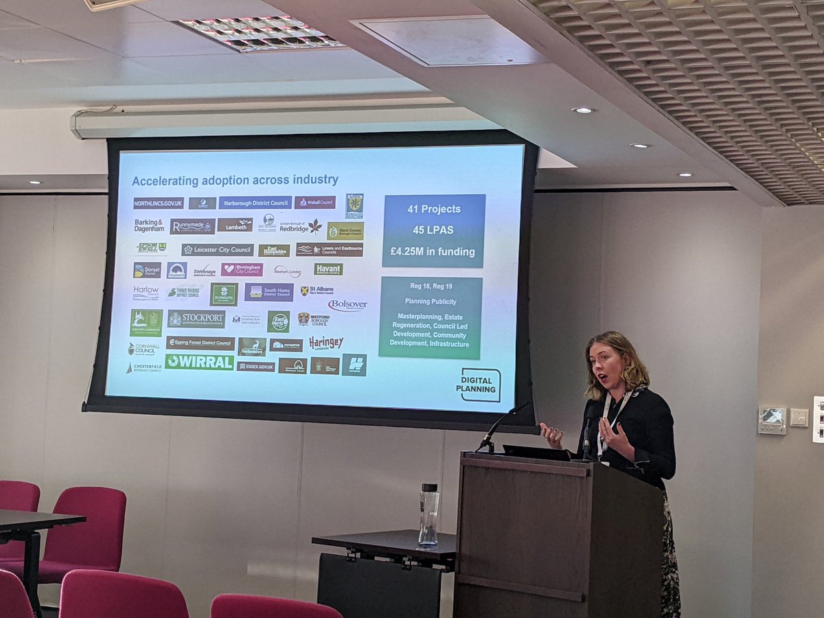 "Digital planning is looking to touch every aspect and try to engage with them." Bridget Wilkins, from @luhc #SmartEstates22