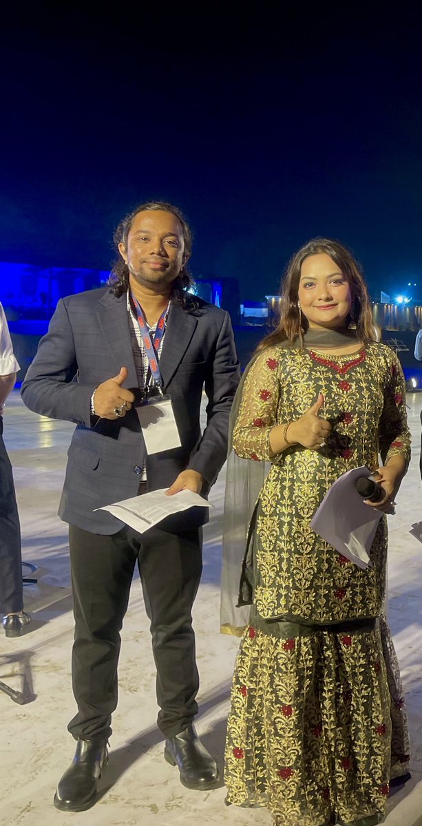 nodimusicbd's tweet photo. Had a great show last night in Cox’s bazar. International fleet review 2022, organised by Bangladesh navy. Our honourable prime minister, navy chief and navy officers of 22 countries attended the event. Thanks to Bangladesh Navy and Grey for organizing this wonderful event. ❤️🎤 https://t.co/Hr4m3eOtKX