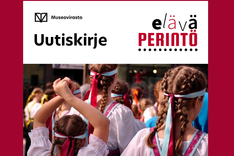 Museovirasto's tweet photo. Tutustu uuteen Elävän perinnön uutiskirjeeseen!
3-4 kertaa vuodessa ilmestyvässä kirjeessä kerromme elävään aineettomaan kulttuuriperintöön liittyvistä ajankohtaisista tapahtumista ja kuulumisista. 

Lue ja tilaa uutiskirje osoitteessa https://t.co/f27uSRWCX2 https://t.co/eeELI6jC8i