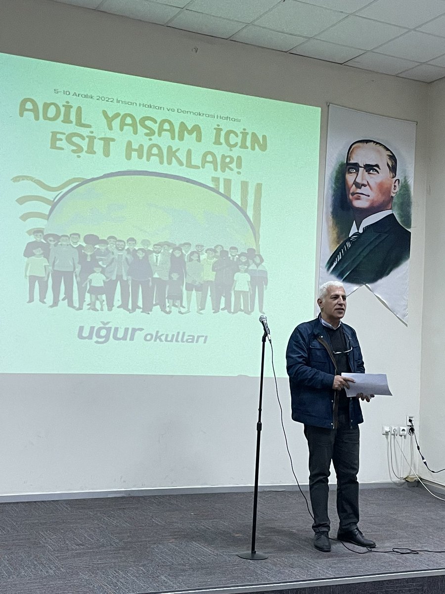 10 Aralık İnsan Hakları ve Demokrasi Haftası kapsamında Değerli velimiz Avukat Yahya Ekmen öğrencilerimize temel haklar ve bunların kullanımı ile ilgili bilgi verip öğrencilerimizin sorularını cevapladı. Kendisine teşekkür ediyoruz. <a href="/diyarbakir_uo/">Uğur Okulları Diyarbakır Kampusu</a> <a href="/azraezo/">azra geçer çetin</a> <a href="/BSertkahya/">Burcu Sertkahya</a>