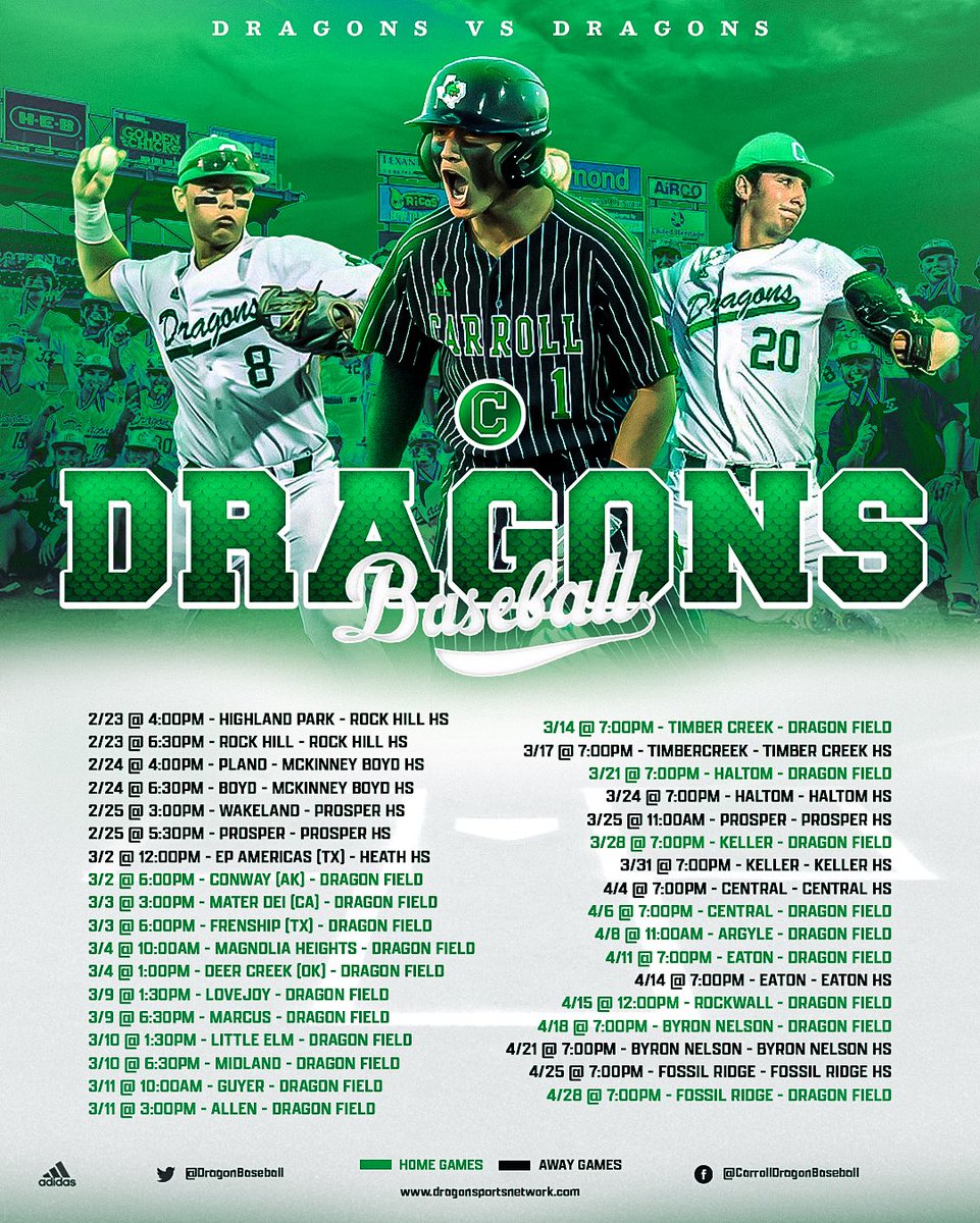 DragonBaseball's tweet photo. Mark Your 🗓️
The 2023 schedule has been released⤵️

#DragonsVsDragons https://t.co/GnIVEmX31C