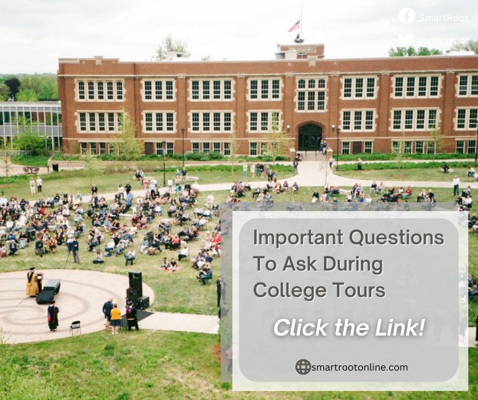 _SmartRoot's tweet image. Not sure what questions to ask on college tours? 
Find out here 👉bit.ly/3hanTGJ
.
.
#TrendingNow #Trending #college #studentloanforgiveness #StudentLoans2022 #collegetour #thursdaymorning #vibe #Questionbox #goodmorning #HigherEd
