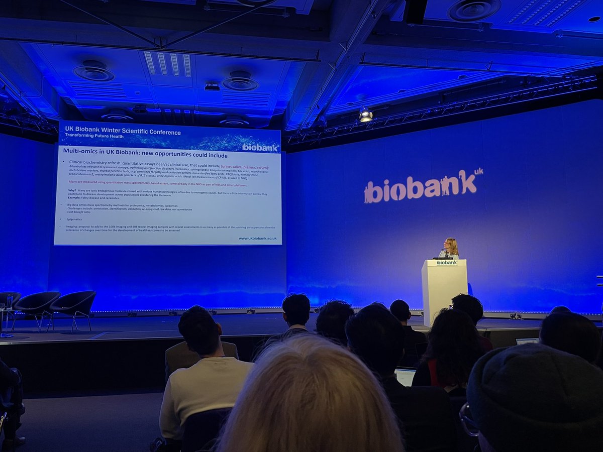 Tim Delany (@t_delany) on Twitter photo At the <a href="/uk_biobank/">UK Biobank</a> Winter Scientific conference listening to Valerie O’Donnell speak on the potential for multi-omics in population studies.
If you’re here, happy to chat on our approach. At the <a href="/uk_biobank/">UK Biobank</a> Winter Scientific conference listening to Valerie O’Donnell speak on the potential for multi-omics in population studies.
If you’re here, happy to chat on our approach.