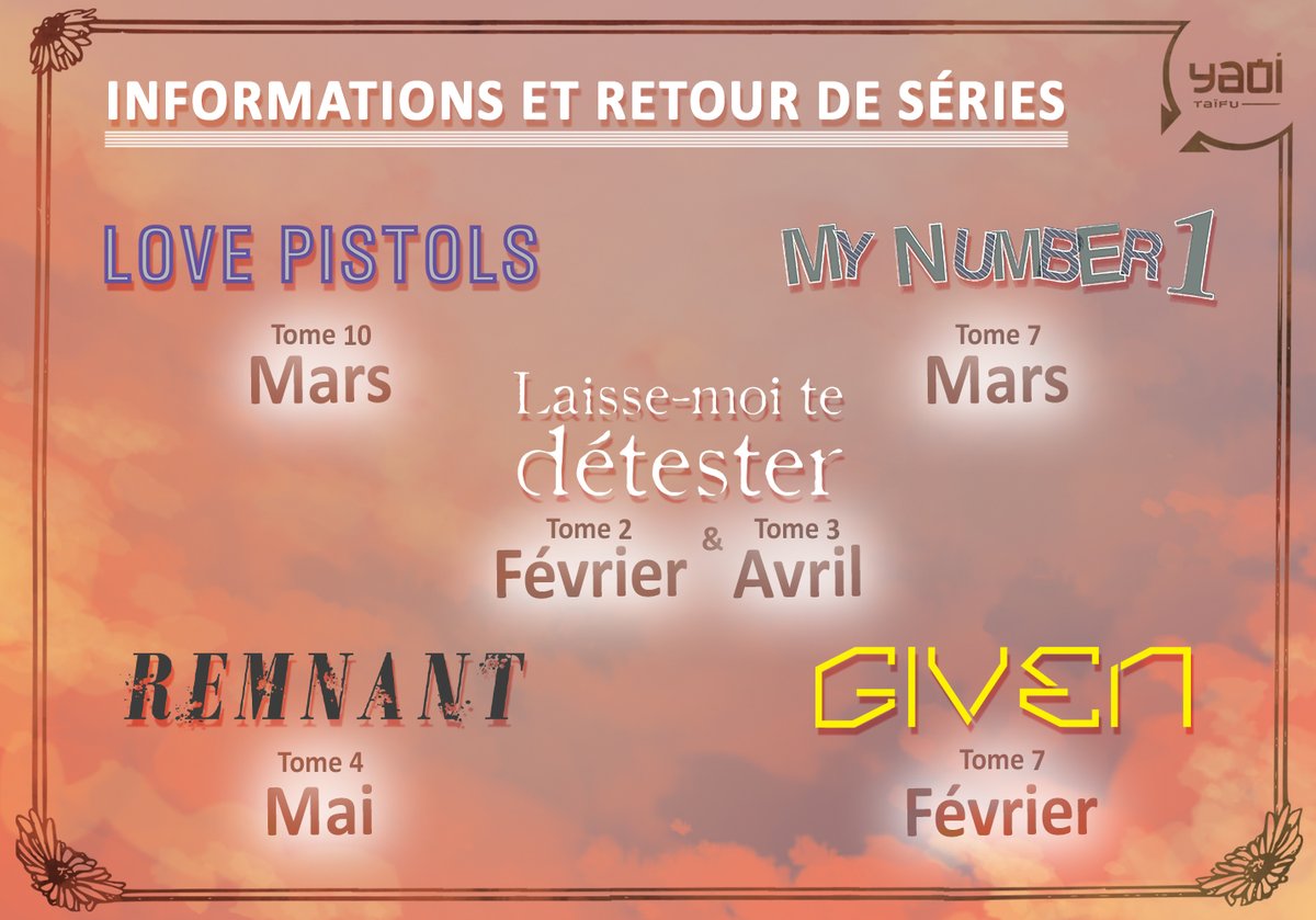 Taifu Comics on Twitter: "Petit aperçu sur l'avancée de nos séries. En