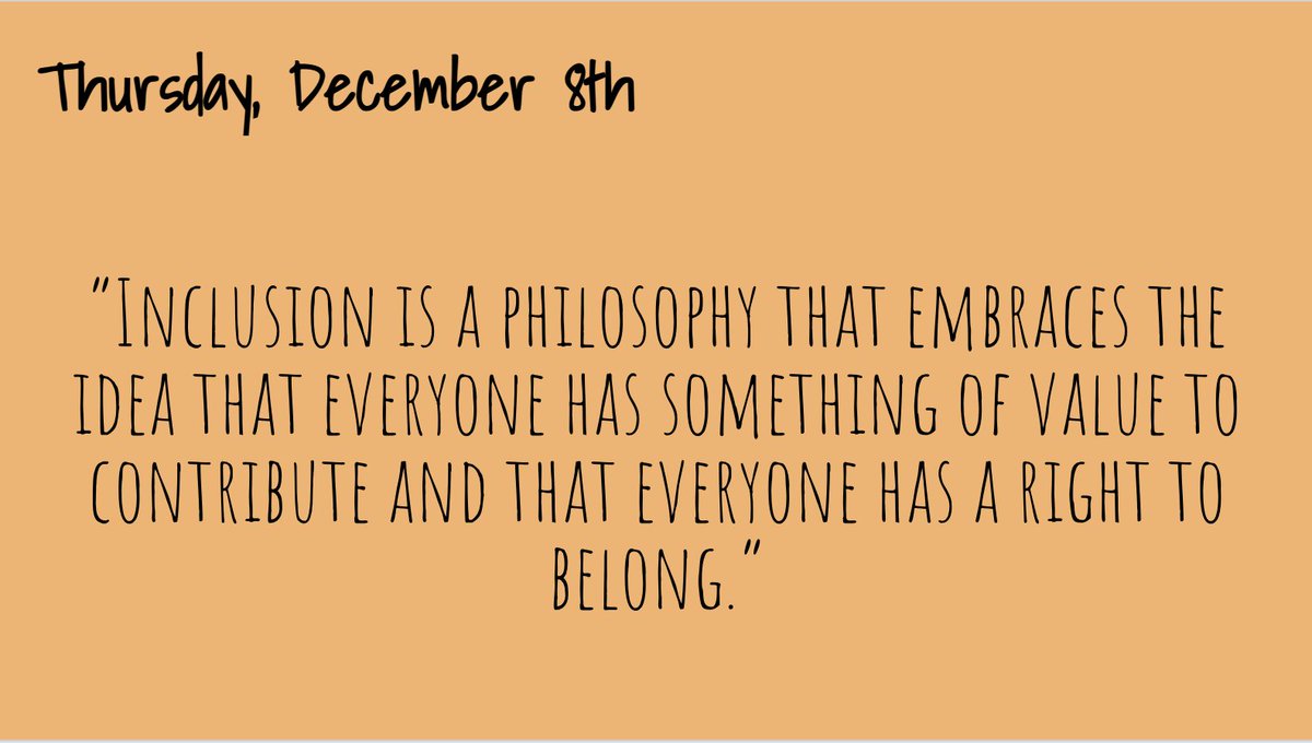 IncFacilitators's tweet photo. Day 4 of Inclusive Schools Week is off the chart!
Make sure to do today's activities and do your part!
#peaceloveinclusion @CCSD59SpecialEd #D59includes https://t.co/utbcsWTEOW