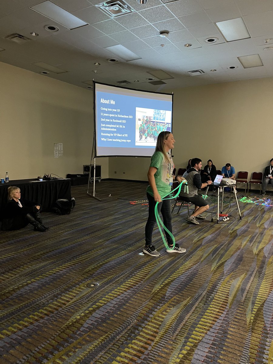 CoachHaakLGE's tweet photo. This @TexAHPERD was one for the books! I am so blessed to work with such amazing educators @jplongino @Coach_Hart_RISD! We had 2 presentations, one with @rockwallschools and I did one on my lighted  jump ropes. Stay tuned for an exciting announcement coming soon😄 @GarciaGators https://t.co/NAkF2ZFoHe