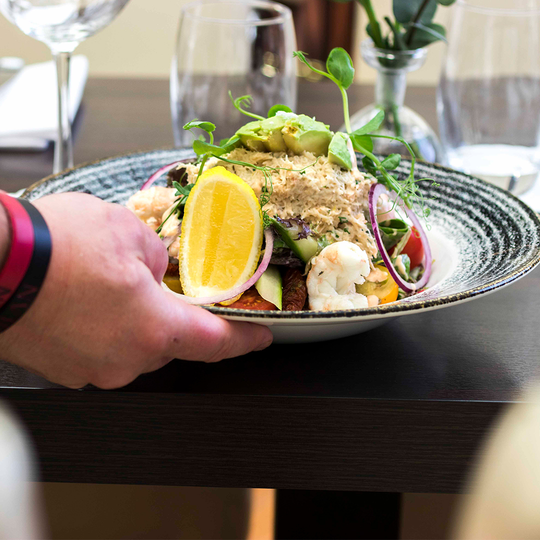 ThreshersDublin's tweet photo. Nothing can beat the fresh taste of our fresh seafood salad.🥗 It’s the perfect bite for lunch this week, and we can’t wait to welcome you for it! See you soon! 😋 https://t.co/kyoIbAMF0k