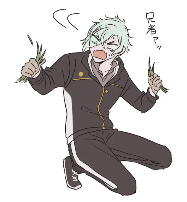 慌てる膝丸 