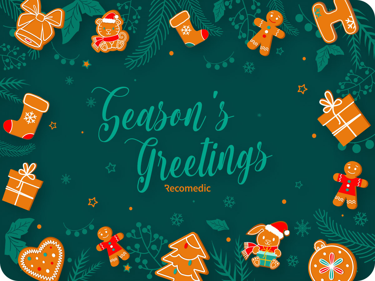 From everyone at Recomedic, we’d like to say thank you for your continued loyalty and faith in us! 😁 🤝 🎅 Put your feet up and have a well-deserved rest and let every day of the holiday season be filled with joy 🎄 🛷 🎁