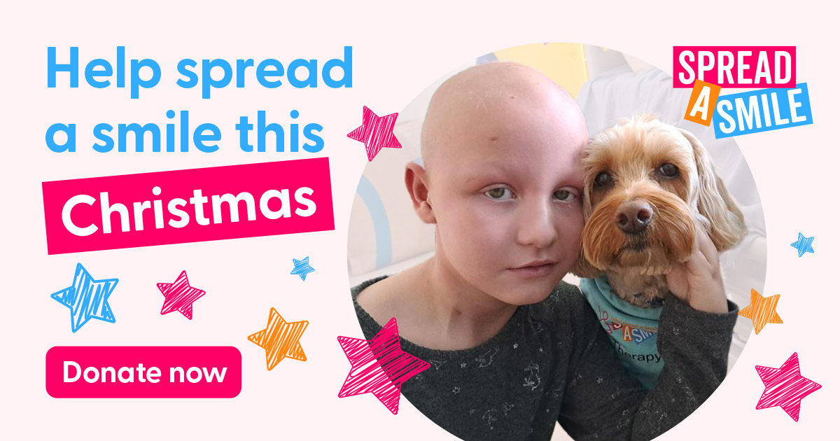 Meet Lottie who is six years old. She has an aggressive brain tumour that is inoperable. 

Please take a moment to watch Lottie's film and find out how you can spread a smile and support seriously ill children like Lottie this Christmas. 

Thank you. spreadasmile.org/christmas