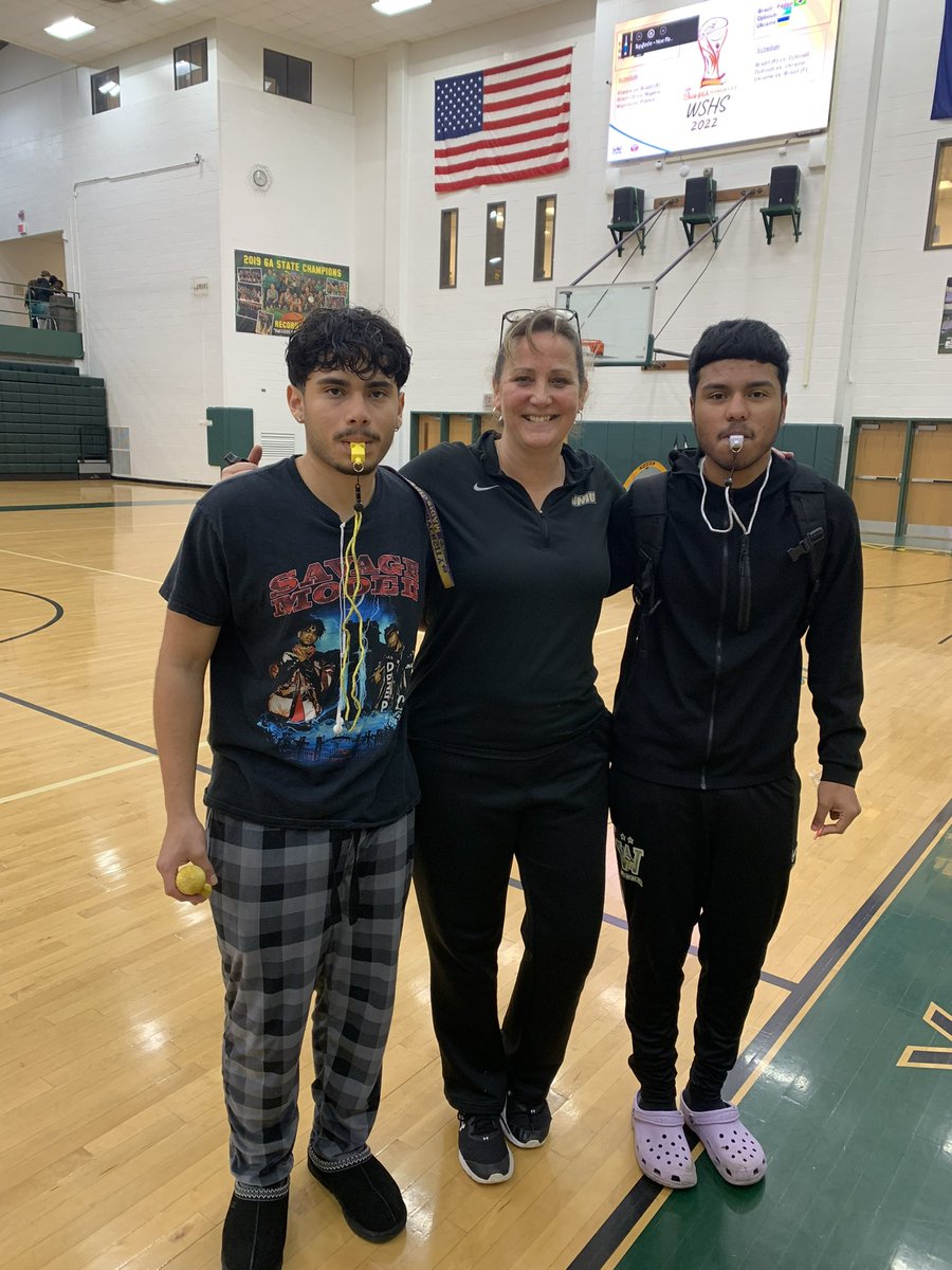 TFed88's tweet photo. First WSHS Adv. PE World Cup Challenge 💚💛⚽️. Winner is Djibouti! So much fun! https://t.co/aME3EstvRb