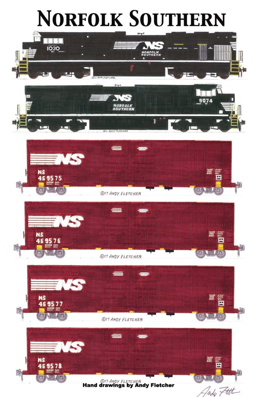 Andy Fletcher on Twitter "This nscorp train carries paper products at