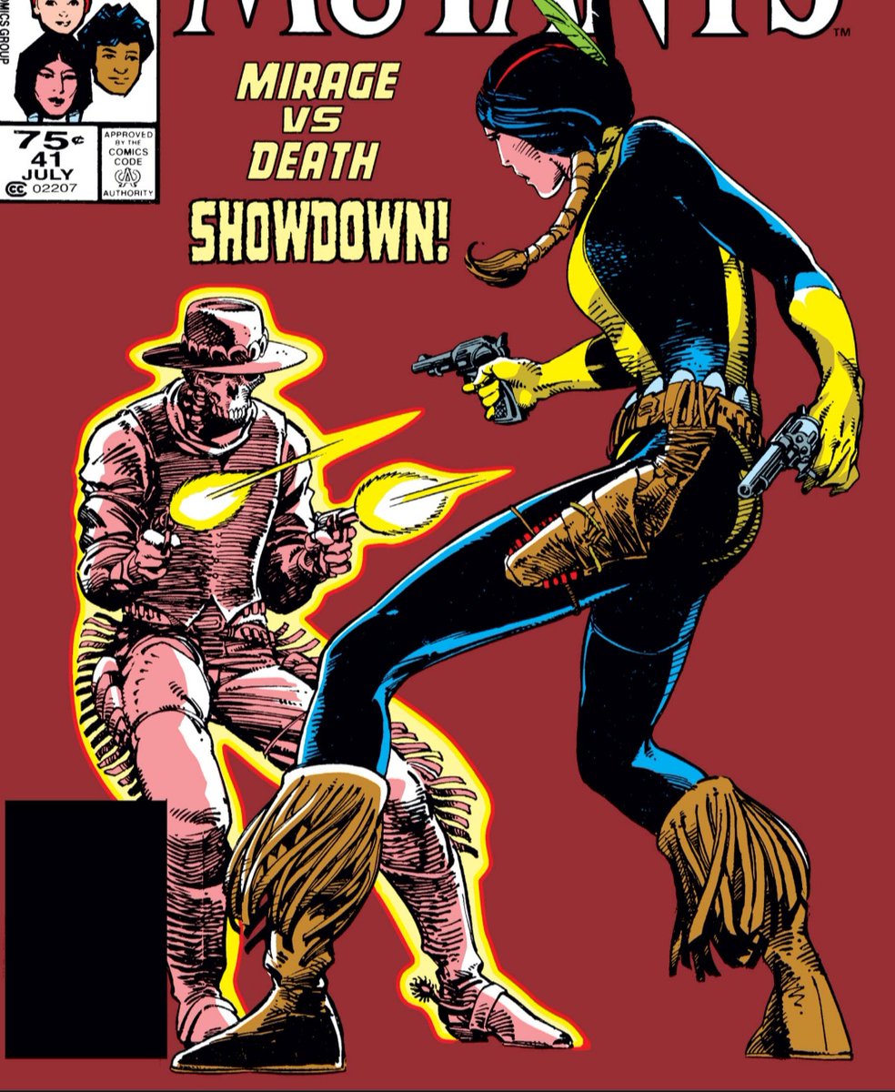 In New Mutants #41 Chris Claremont offers a robust consideration of Dani Moonstar’s Indigenous culture, using her internal identity crisis to reflect upon the broader challenges of Indigeneity within a modern context (a rare, nuanced portrayal). #XMen #NewMutants 1/10