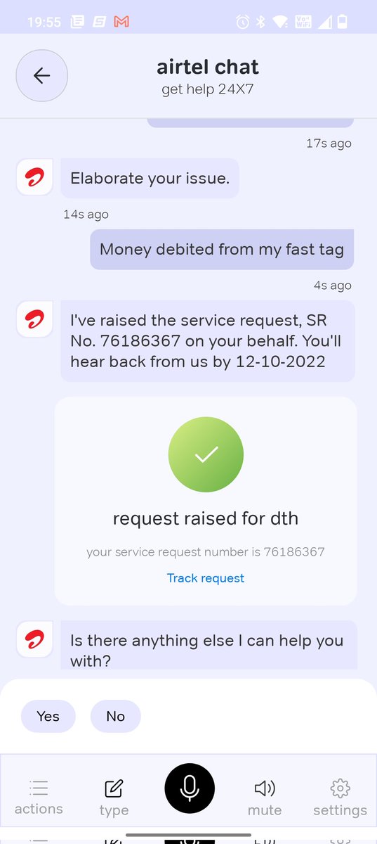 anshmadaaan's tweet photo. @airtelindia ₹70 got debited from my fast tag account even I have not used my car and trying to contact your customer care is a waste of time. Refer the ss for details https://t.co/6nmIJBtvOf