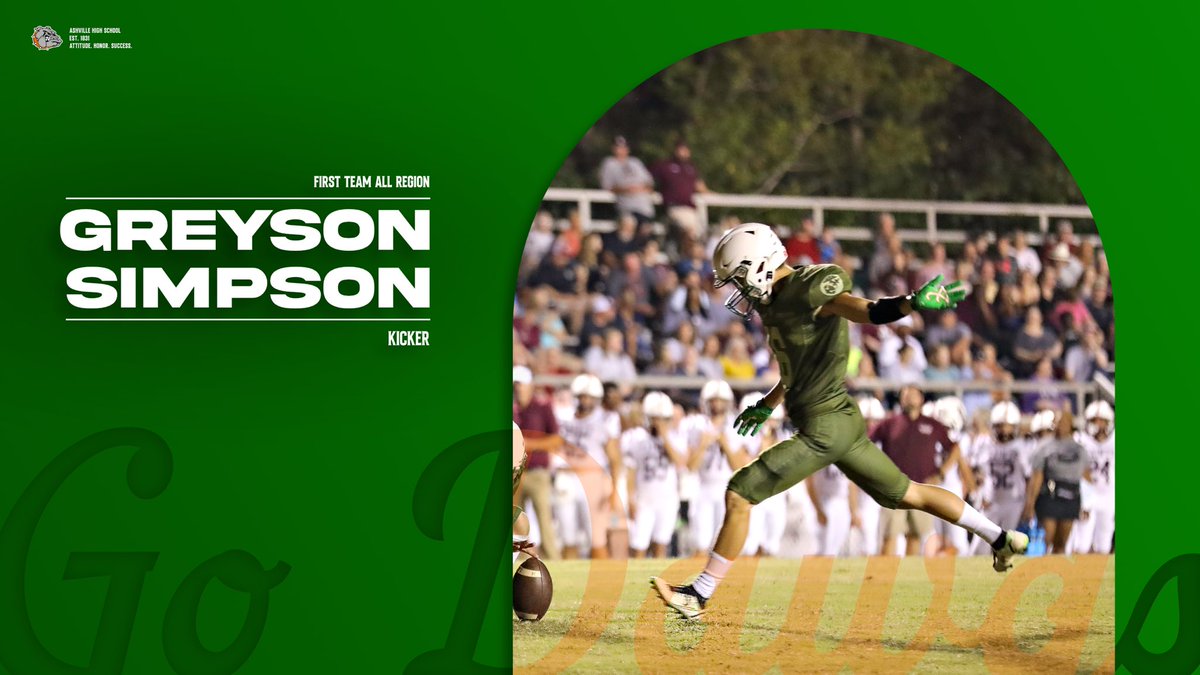 AshvilleDawgs's tweet photo. 🏈 𝘼𝙡𝙡-𝙍𝙚𝙜𝙞𝙤𝙣 𝙎𝙦𝙪𝙖𝙙 🏈

Greyson Simpson | First Team - Kicker

#GoDawgs x #HammerDown https://t.co/vpKL7B11pS