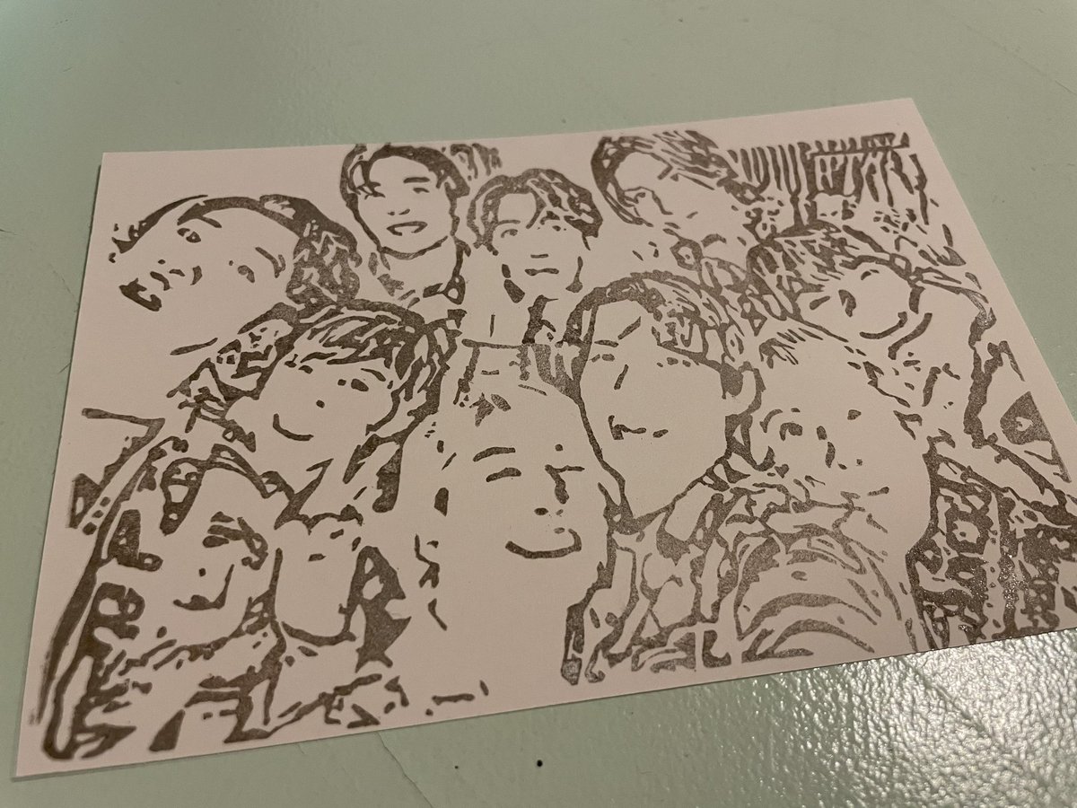 __magu___M__'s tweet photo. まわちゃんに合作しよーって言われて、真っ先にこの写真彫りたい！！って思ったんです…。
正直過去一頑張ったので見てやってください…😂笑 https://t.co/JPjM6wIlvO