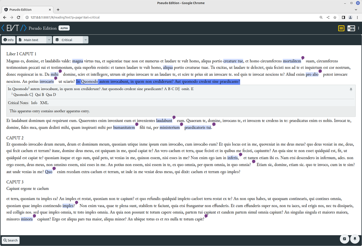 EVT 3 alpha is finally available! This is a preliminary release, only offering basic features. Full announce at visualizationtechnology.wordpress.com/2022/12/08/evt…, download it from here github.com/evt-project/ev… and give feedback here github.com/evt-project/ev… #digitalhumanities #evt #TEI
