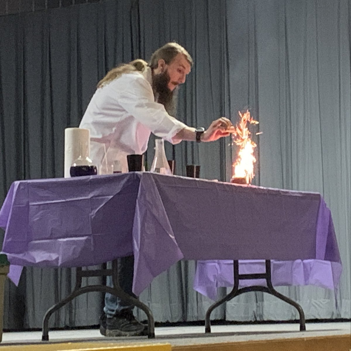 lemonroadschool's tweet photo. Igniting our curiosity at the Mad Scientist assembly today! #lreslionpride #lionslearningforward https://t.co/lqk0aMt29p