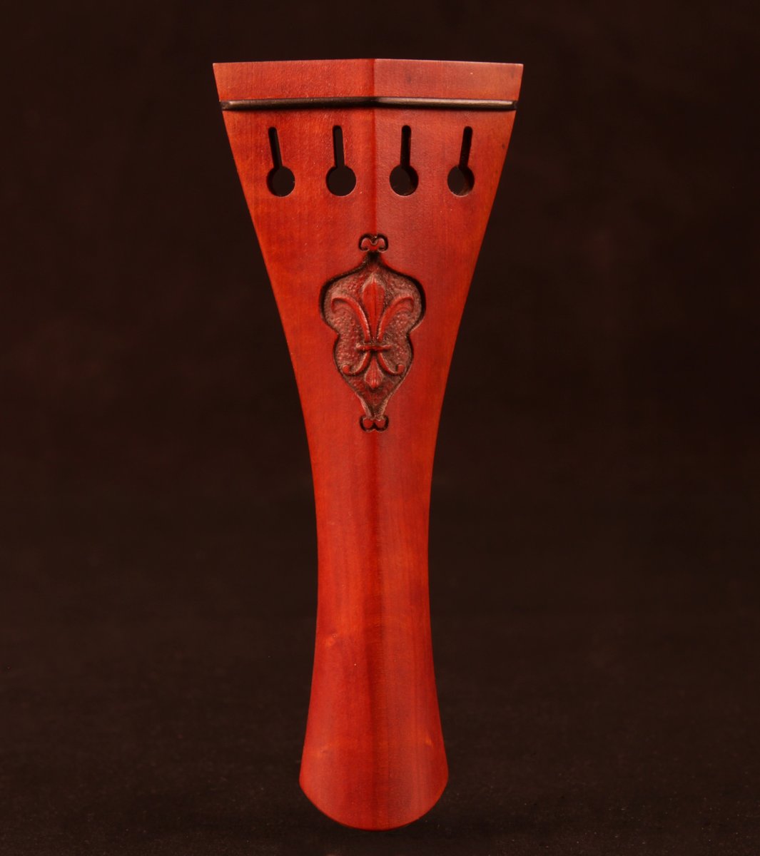 HansellViolins's tweet photo. We have recently launched two gorgeous tailpieces with decoration, adding them to our classic range. This style is to be known as ‘Fleur de Lys’ and is available for violin and viola in the length of your choice. 
Please let us know what you think or place an order! https://t.co/5SJ5x3RcjV