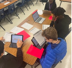 LISDSTEM's tweet photo. OUTBREAK!!! Students in Mr. Torson's STEM 2 class are solving a foodborne toxin community outbreak using collaboration, critical thinking and data organization skills. @CreekValleyMS @WebbSteffanie @beimerjLISD @PLTWorg https://t.co/znEvr150g1