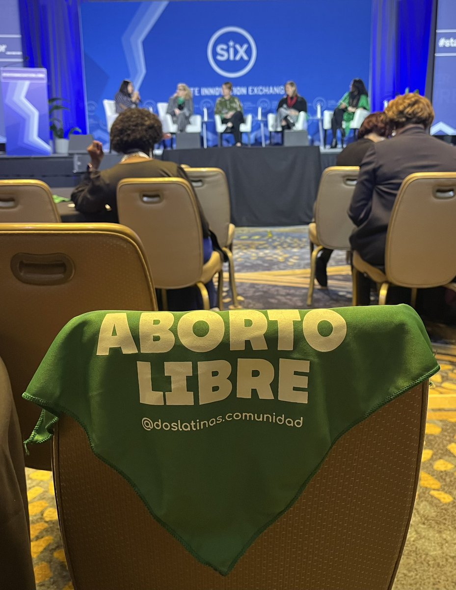 JillianG_CT's tweet photo. At the @stateinnovation Conference learning from the experiences of those working in Latin America’s green wave abortion movement. #statelegislatorsforaccesstoabortion #abortolibre https://t.co/CP2jLpgtTV