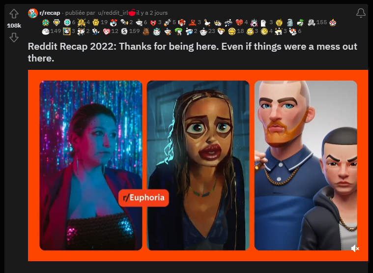 geosyrup3d's tweet image. Lol I&apos;m in the Reddit 2022 recap for some reason