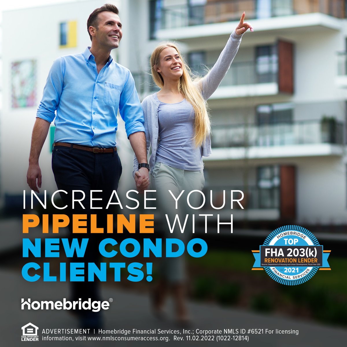 Brandoneloans's tweet photo. Strong agency relationships, expedited approvals without the red tape and the ability to have condominium projects underwritten by either Fannie Mae or Freddie Mac guidelines mean we’re there to support condo buyers. Call me and let's discuss opportunities #ComeHomeToHomebridge. https://t.co/QUgvVyT9p4