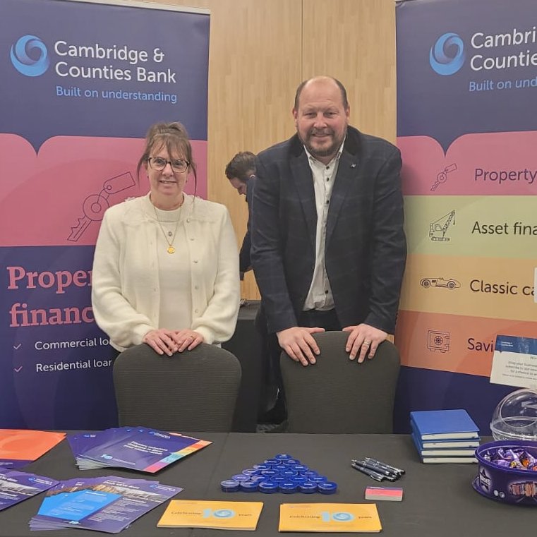 Cambridge & Counties (@ccbankltd) on Twitter photo We're at the <a href="/SynergyCF/">Synergy Commercial Finance</a> MTF Expo today! The lovely Jo Morton and Simon Steer are ready and raring to go. Pop by and say hello 👋
#SCFMTF22 We're at the <a href="/SynergyCF/">Synergy Commercial Finance</a> MTF Expo today! The lovely Jo Morton and Simon Steer are ready and raring to go. Pop by and say hello 👋
#SCFMTF22