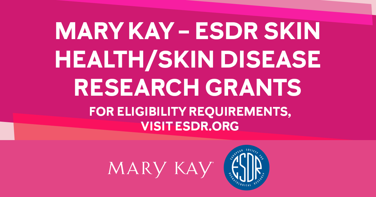 ESDR (@esdrorg) on Twitter photo Only few hours left.
You have until Friday 9 December 23:59 PM CET to apply for the <a href="/MaryKayGlobal/">Mary Kay Global</a> - ESDR #skinhealth / #skindisease research grants.
Two grants of $20'000 each will be awarded in early 2023.
Submit here esdr.org/grants-awards/… Only few hours left.
You have until Friday 9 December 23:59 PM CET to apply for the <a href="/MaryKayGlobal/">Mary Kay Global</a> - ESDR #skinhealth / #skindisease research grants.
Two grants of $20'000 each will be awarded in early 2023.
Submit here esdr.org/grants-awards/…