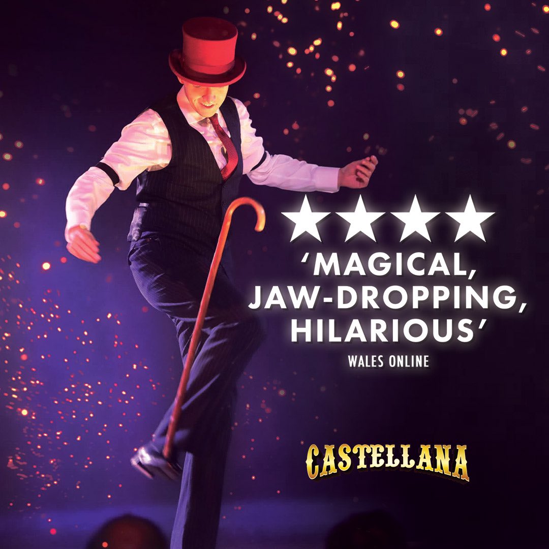 CardiffXmasFest's tweet photo. The reviews are in! 🗞 Castellana is the ‘most unique show in town’ ✨  You definitely don’t want to miss this one! https://t.co/JnHPL3HkGI https://t.co/Lm32B2lQY0