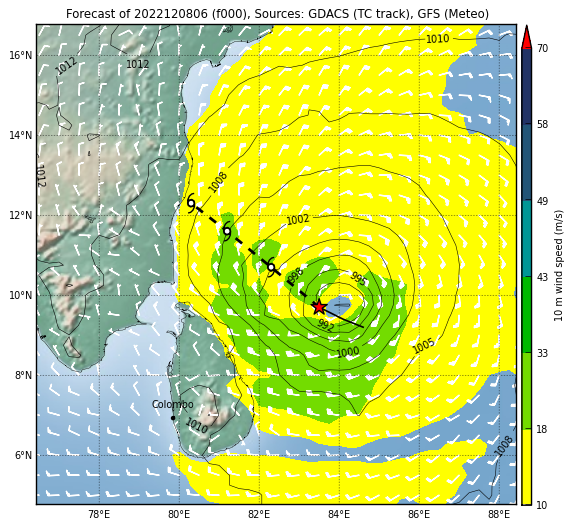 BHASKARANSHIVAR's tweet photo. #NorthEastMonsoon #NEM22 #Chennairains #CycloneMandous #TamilNadu Likely to cross NTN- TN-Puduchey- SHAR around Mahabalipuram with a max sustained wind speed of 65-75 KMPH gusting 85 KMPH around night on 09 TH DEC.22.-Source :gdacs . Predicting huge rain fall. Stay safe https://t.co/Cz6HeIQuMa