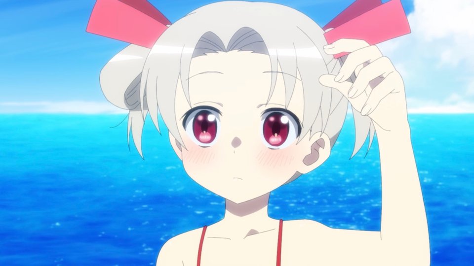 yun_5087's tweet photo. #4ウソ #よにぞれ
〜5話感想〜
学校で期末テストが行われてましたね♪リッカは触手を使ってカンニングしてました。千代は点数が低く点数を上げる為に教科書を丸暗記してましたよね〜みんなで海へ遊びに来てた(≧ω≦)砂のUFOを作ったりして遊んでましたね..千代の力強すぎて驚きました！ https://t.co/I4k5k2s4uM