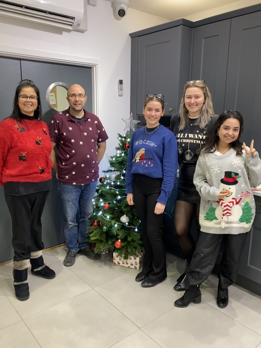 anthonymullan's tweet photo. Happy Christmas Jumper day from AMf! 🎄 https://t.co/5yeHjrwYnX