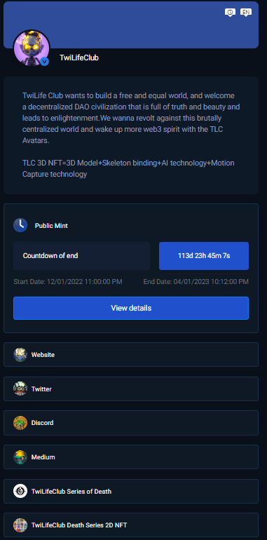 We are glad to get official Blue Soul link from <a href="/olandbox/">Olandbox</a> 🎉

Blue Soul is an information aggregator with truste, readable and semantic browsing mode.

Our Blue Soul link: oland.info/TwiLifeClub.v 

📢We also expect TLC avatars to walk in the Oland universe.