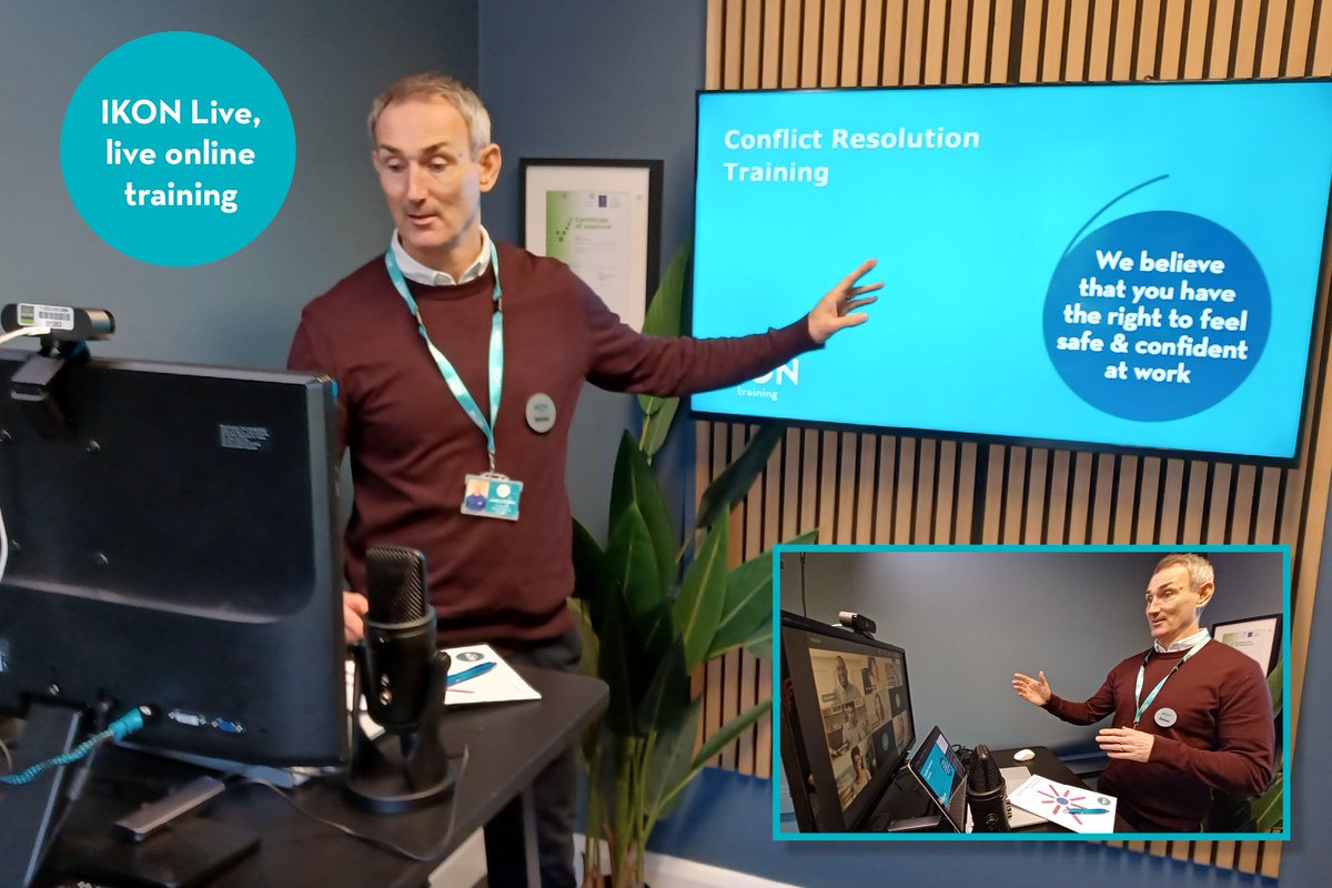IKONTRAINING's tweet photo. Live Online Training is also known as ‘Synchronous Learning’ as all learners are synchronised with each other & learn together, just as they would in a face-to-face in-class session. Find out more: https://t.co/MXOWPr1MbR 01473 927333. #LiveOnlineTraining #ConflictResolution https://t.co/9Dz8eULOko
