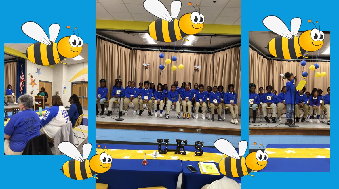 UnionofMacon's tweet photo. We held our school spelling bee today, and we are so proud of all who participated. Congratulations to our winner, Mi'Kailah, and our runner up, Ashanti!
#shiningstars
#BuiltforBibb
#spellingbee https://t.co/hpvP1WfvxC